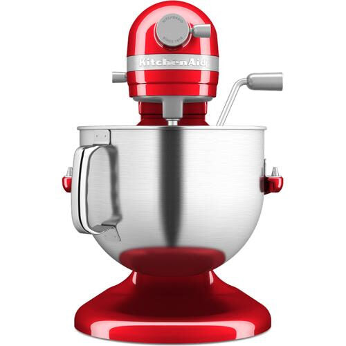 KitchenAid 5KSM70SHXECA Sbattitore con base 375 W Grigio, Rosso, Acciaio inox