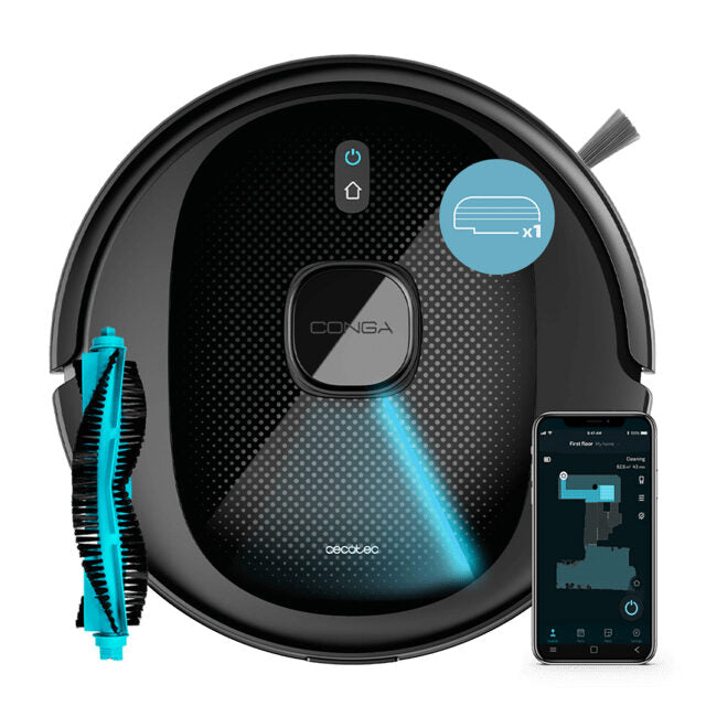Cecotec Conga 8290 Immortal Ultra Power Genesis Robot aspirapolvere con navigazione laser