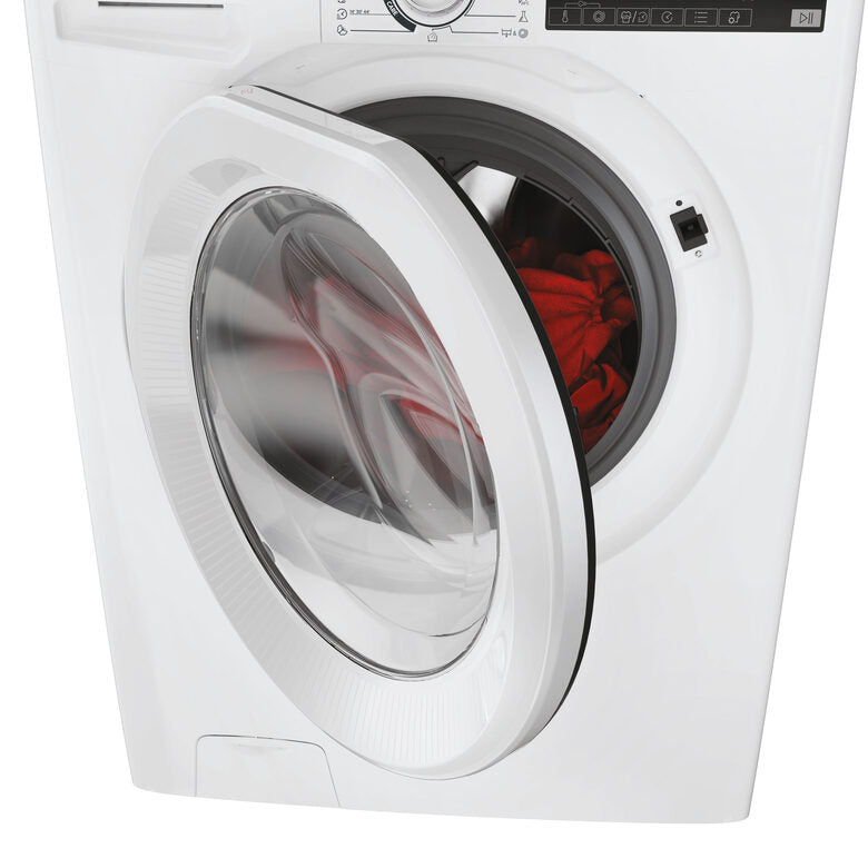 Hoover H3DP4854TA6/1-S H-WASH&DRY 350 Lavasciuga A Libera Installazione 8/5 Kg, 1400 Giri, Auto Care, Tecnologia Active Balance, Classe D, Bianco