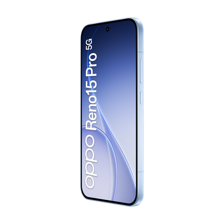 OPPO Reno15 Pro 5G AI Smartphone, Tripla fotocamera 200+50+50MP, Selfie 50MP, Display 6.32” 120HZ AMOLED FHD+, 6200mAh, RAM 12GB(Esp4GB/8GB/12GB)+ROM 512GB [Versione Italia], Aurora Blue