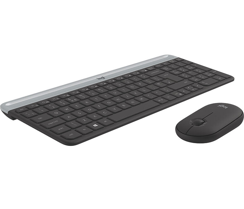Logitech Slim Wireless Combo MK470 tastiera RF Wireless QWERTY Italiano Grafite