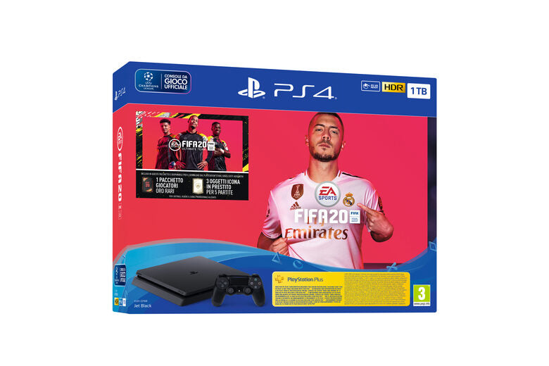 Sony PS4 1TB + FIFA 20 1000 GB Wi-Fi Nero