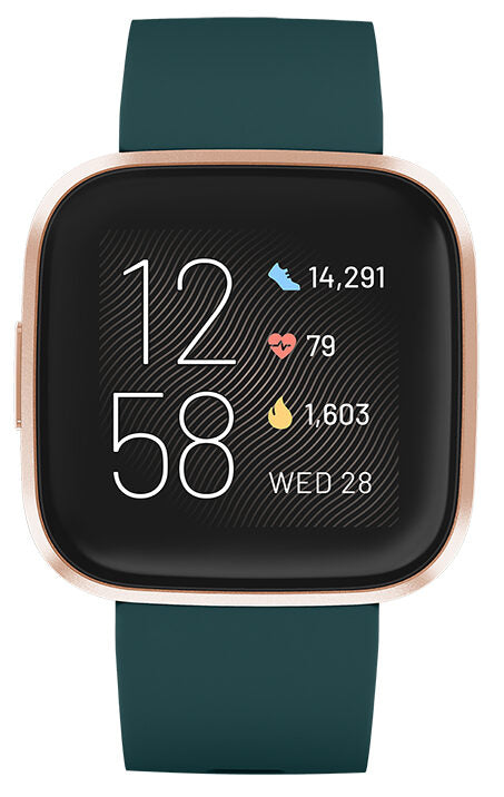 Fitbit Versa 2 3,55 cm (1.4") 40 mm AMOLED Nero, Oro