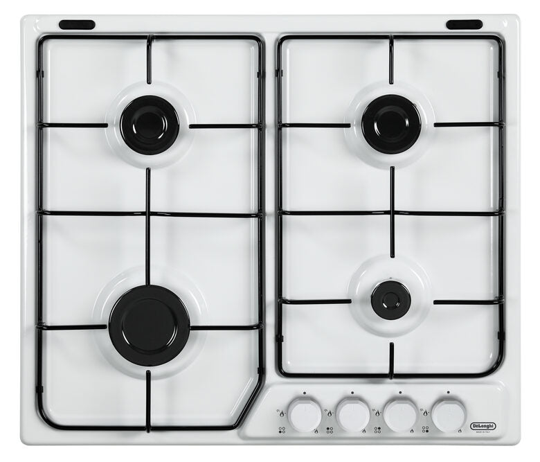De’Longhi FFB 46 ASV piano cottura Bianco Da incasso 60 cm Gas 4 Fornello(i)