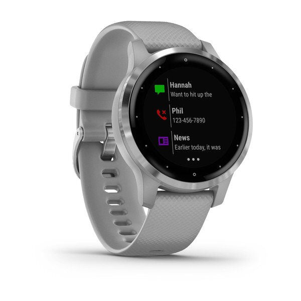 Garmin vívoactive 4s 2,79 cm (1.1") 40 mm Argento GPS (satellitare)