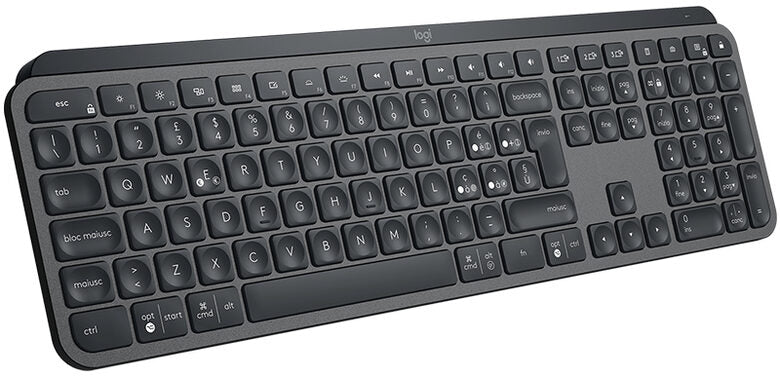 Logitech MX Keys tastiera RF senza fili + Bluetooth QWERTY Italiano Nero
