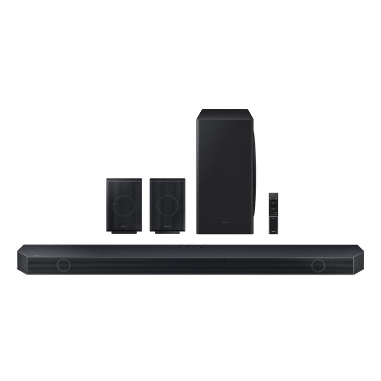 Samsung Soundbar HW-Q930D/ZF Serie Q, 17 Speaker, Wireless Dolby Atmos, Audio a 9.1.4 Canali, Q-Simphony, Alexa integrato e compatibile con Google Assistant, Titan Black