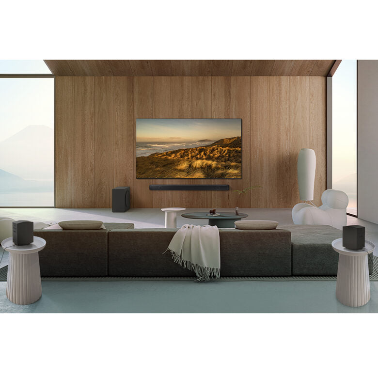 Samsung Soundbar HW-Q990D/ZF Serie Q, 22 Speaker, Wireless Dolby Atmos, Audio a 11.1.4 Canali, Q-Simphony, Alexa integrato e compatibile con Google Assistant, Graphite Black