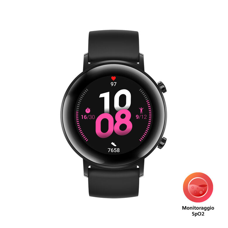 Huawei WATCH GT 2 3,05 cm (1.2") 42 mm AMOLED Nero GPS (satellitare)