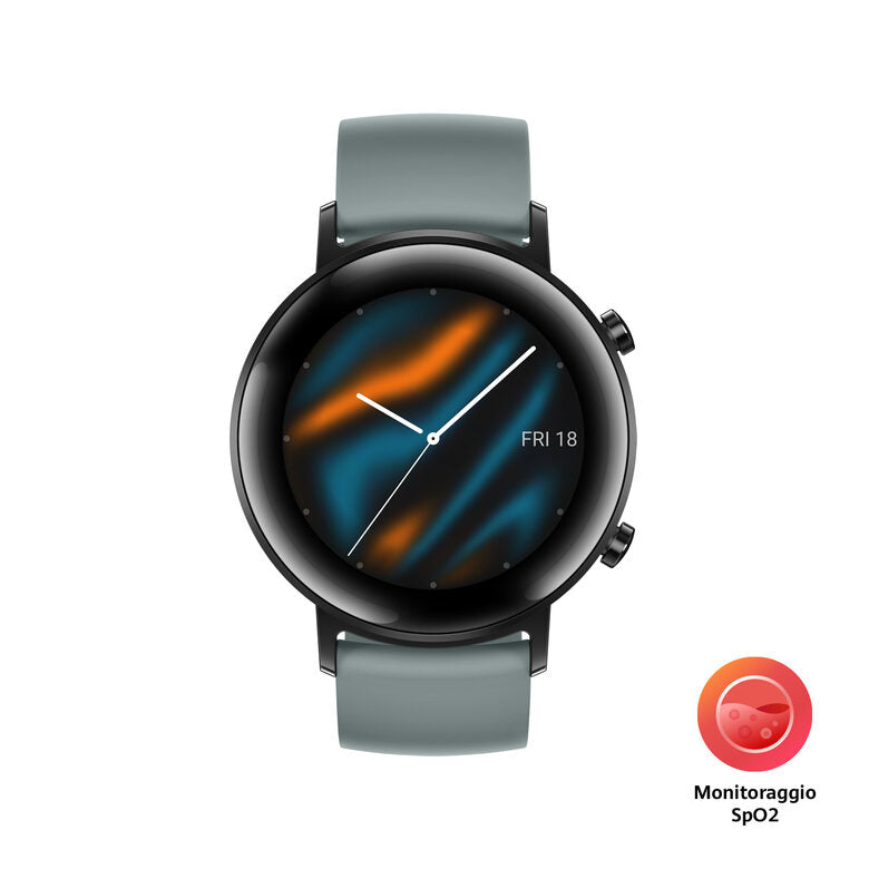 Huawei WATCH GT2 3,05 cm (1.2") 42 mm AMOLED Nero, Cachi GPS (satellitare)