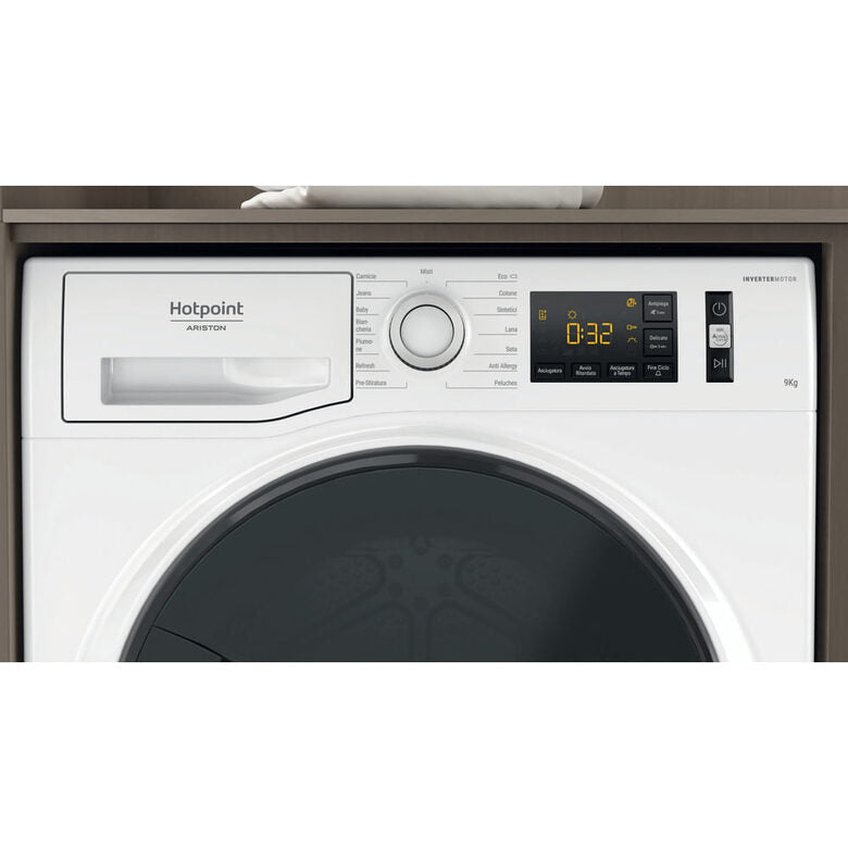 Hotpoint NTS M11 9X3E IT asciugatrice Libera installazione Caricamento frontale 9 kg A+++ Bianco