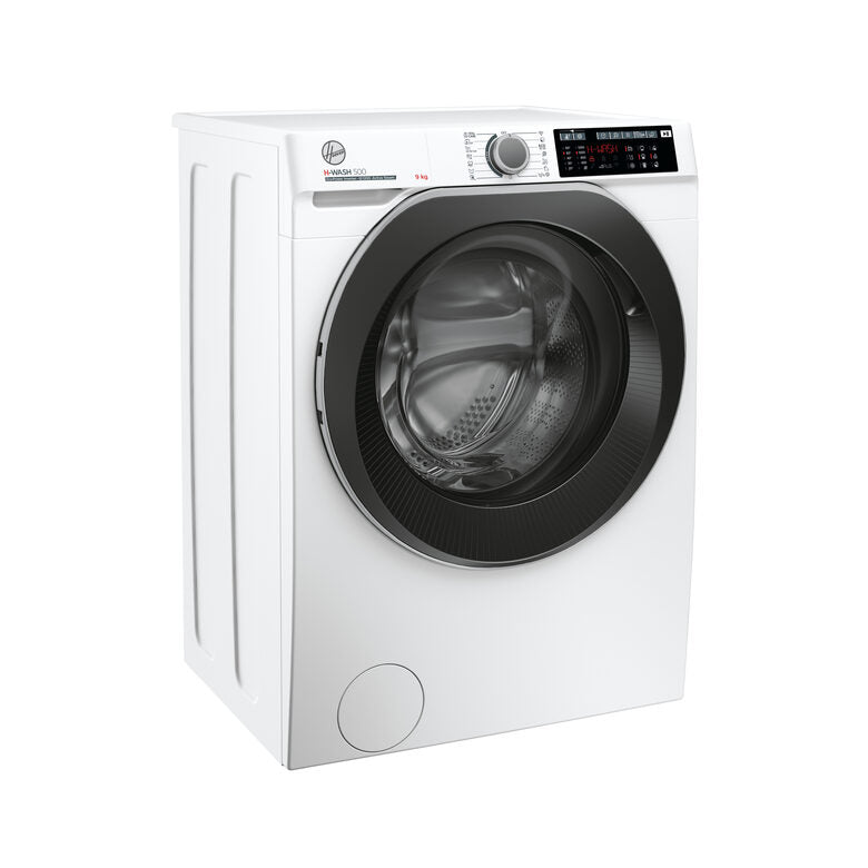 Hoover HW 29AMBS/1-S H-WASH 500 Lavatrice A Libera Installazione 9 Kg, 1200 Giri, Classe A, Motore Inverter, Bianco