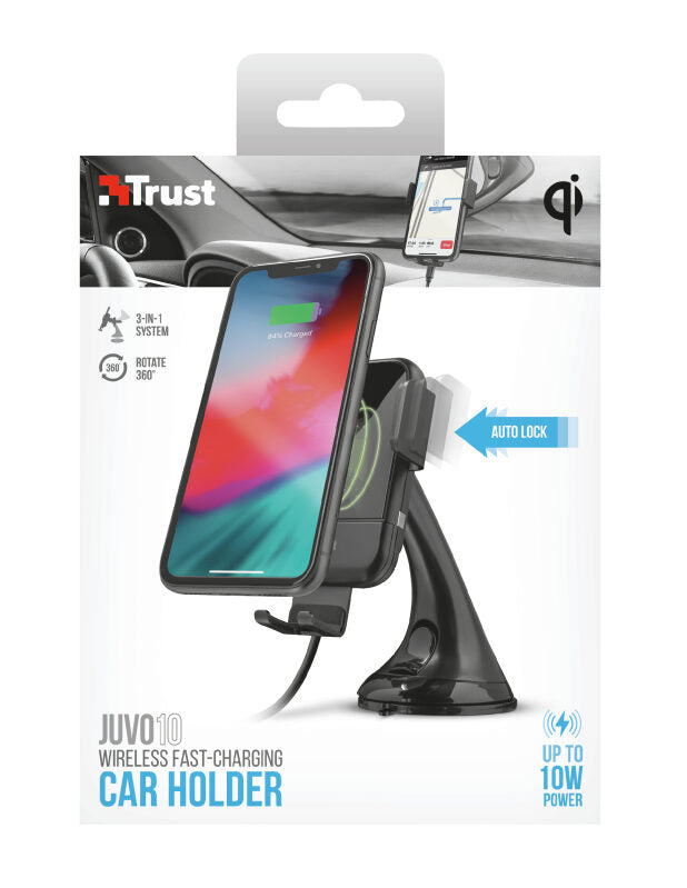 Trust Juvo10 Supporto attivo Telefono cellulare/smartphone Nero