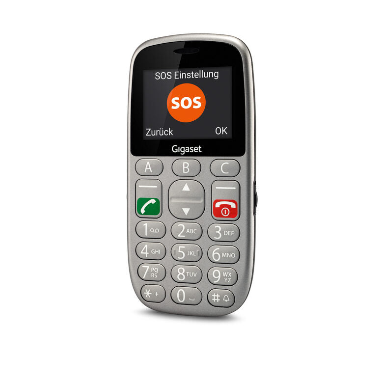 Gigaset GL390 5,59 cm (2.2") 88 g Argento Telefono cellulare basico
