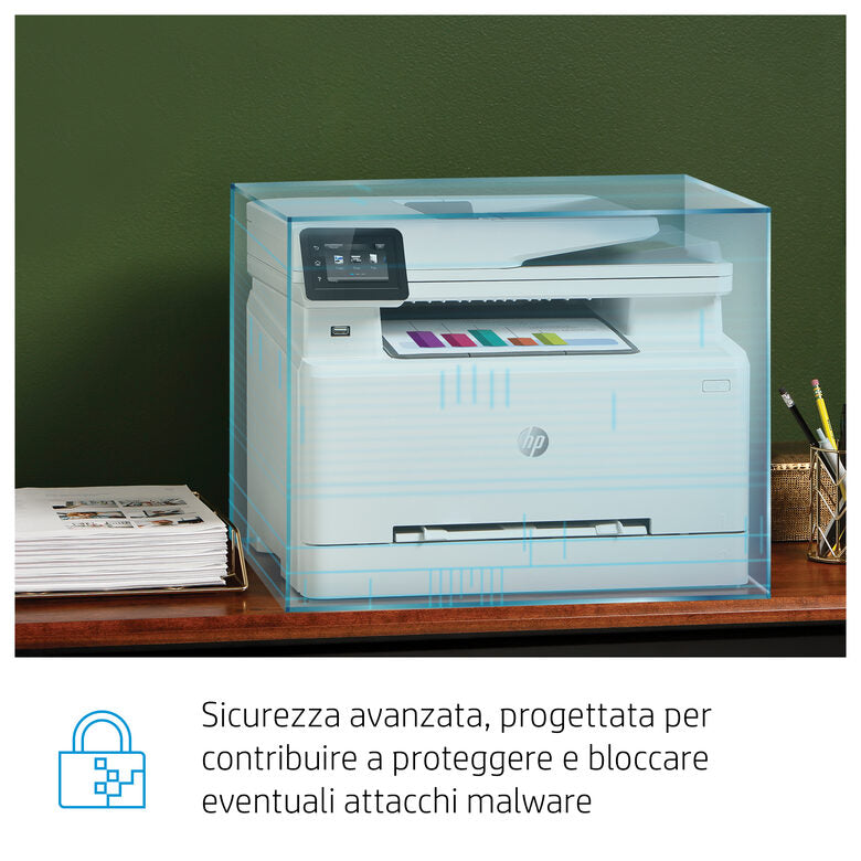 HP Color LaserJet Pro 7KW75A multifunzione Laser A4 600 x 600 DPI 21 ppm Wi-Fi