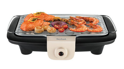 Tefal EasyGrill BG90C8 barbecue per l'aperto e bistecchiera Da tavolo Elettrico Nero, Grigio talpa 2300 W