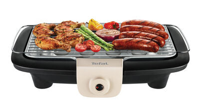 Tefal EasyGrill BG90C8 barbecue per l'aperto e bistecchiera Da tavolo Elettrico Nero, Grigio talpa 2300 W