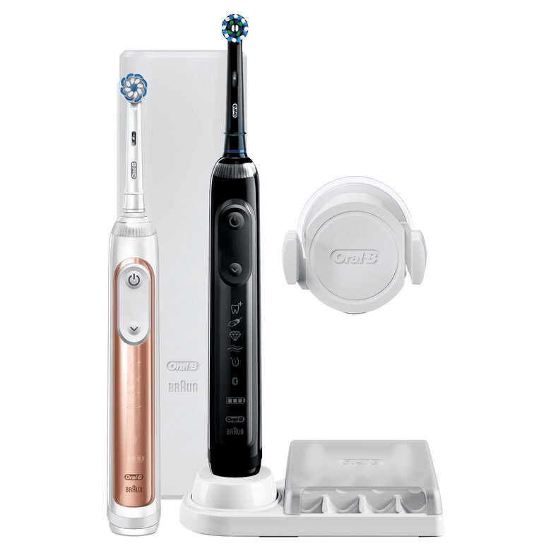 Oral-B Genius 10900N Spazzolini Elettrici Oro Rosa E Nero