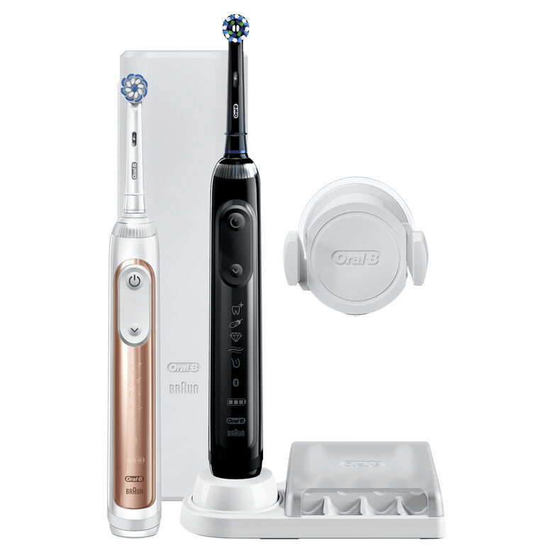 Oral-B Genius 10900N Spazzolini Elettrici Oro Rosa E Nero