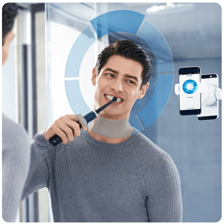 Oral-B Genius 10900N Spazzolini Elettrici Oro Rosa E Nero