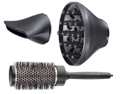 Remington D5706 asciuga capelli 2200 W Nero, Oro rosa