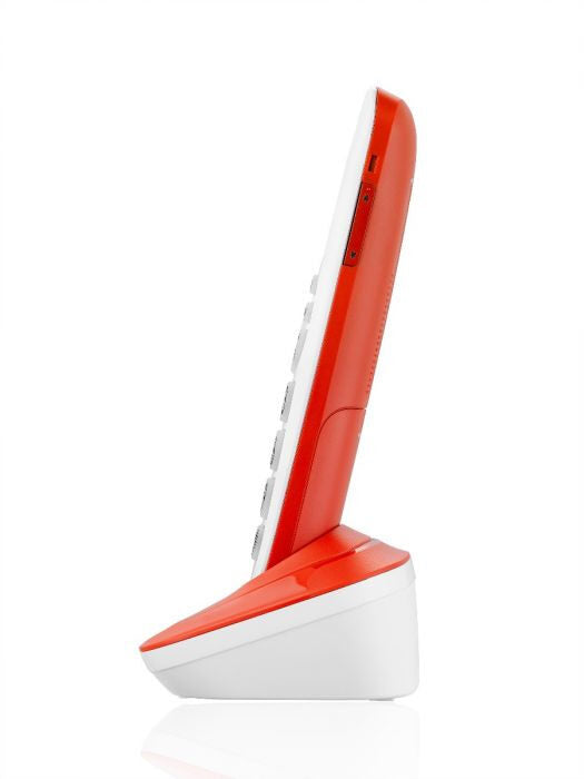 Brondi Bravo Bright Telefono DECT Identificatore di chiamata Rosso