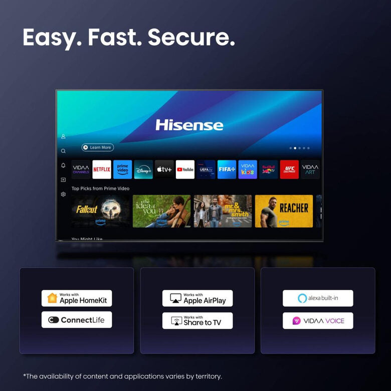Hisense Smart TV QLED 55" 4K Ultra HD 55E79Q Nero