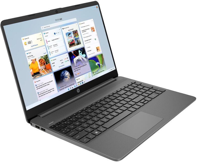 HP 15s-fq3013nl Intel® Celeron® N4500 Computer portatile 39,6 cm (15.6") HD 4 GB DDR4-SDRAM 128 GB SSD Wi-Fi 5 (802.11ac) Windows 11 Home in S mode Grigio