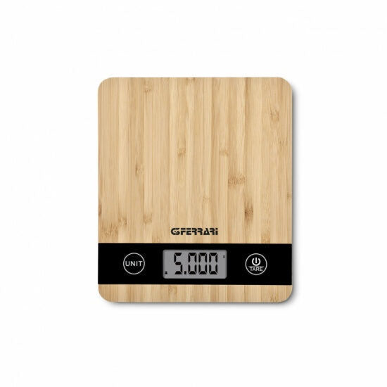 G3 Ferrari Natura Legno Superficie piana Rettangolo Bilancia da cucina elettronica