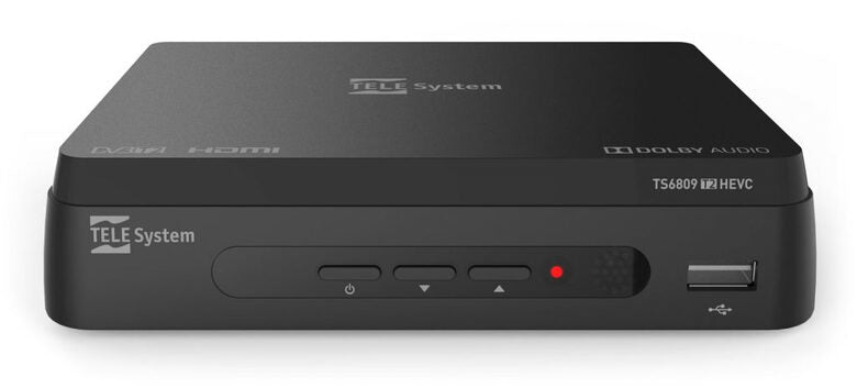 TELE System TS6809 Ethernet (RJ-45), Terrestre Full HD Nero