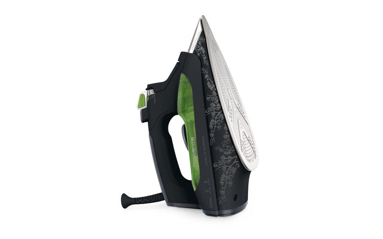 Rowenta Eco Intelligence DW6030 Ferro da Stiro a Vapore, 2500 W, Plastica, Nero/Verde