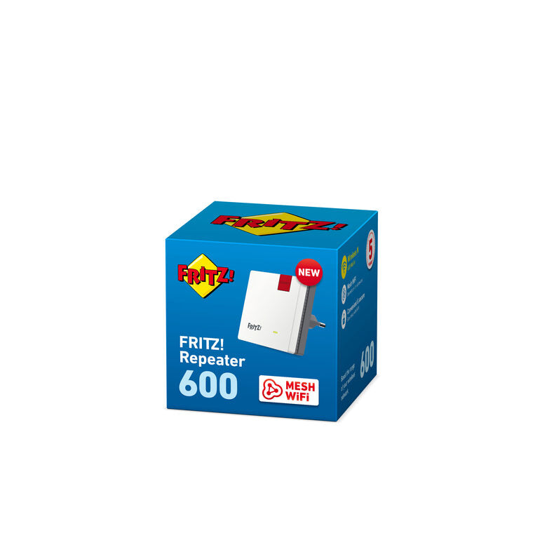 FRITZ! Repeater 600 International Ripetitore di rete 600 Mbit/s Bianco