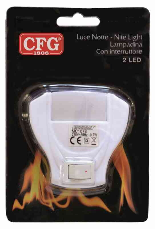CFG Nina LED Luce notturna con spina