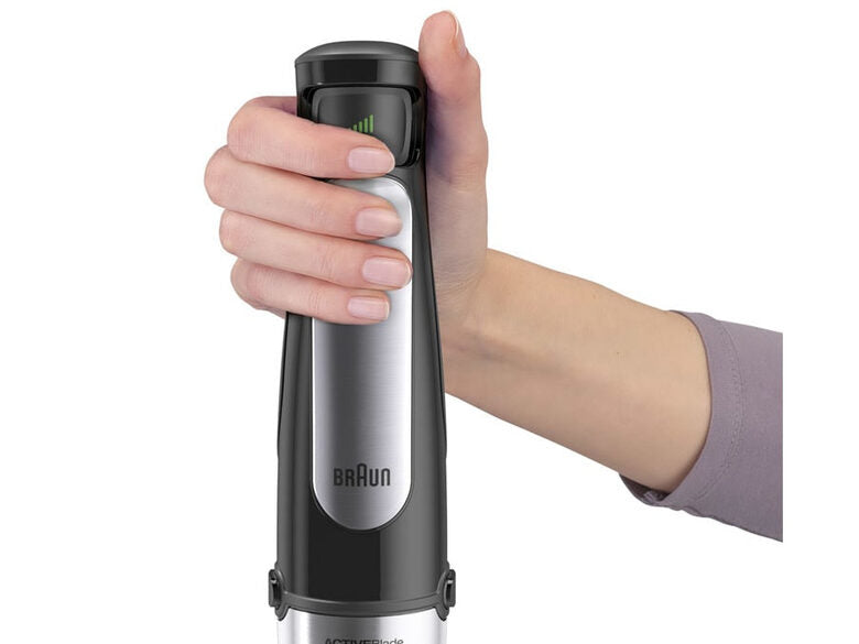 Braun MQ 7025X 0,6 L Frullatore ad immersione 1000 W Nero, Acciaio inossidabile