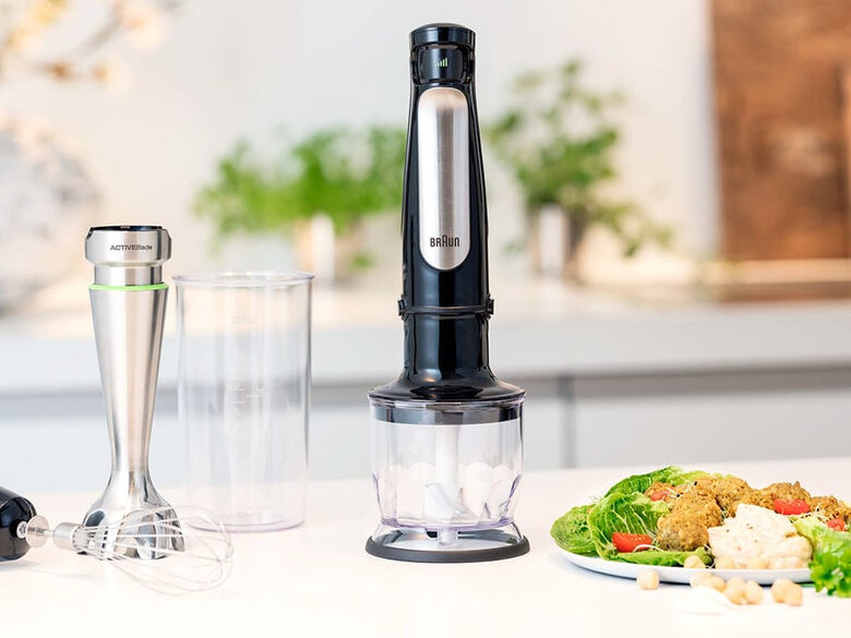 Braun MQ 7025X 0,6 L Frullatore ad immersione 1000 W Nero, Acciaio inossidabile