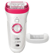 Braun Silk-épil 9 81676497 epilatore 40 pinzette Rosa, Bianco