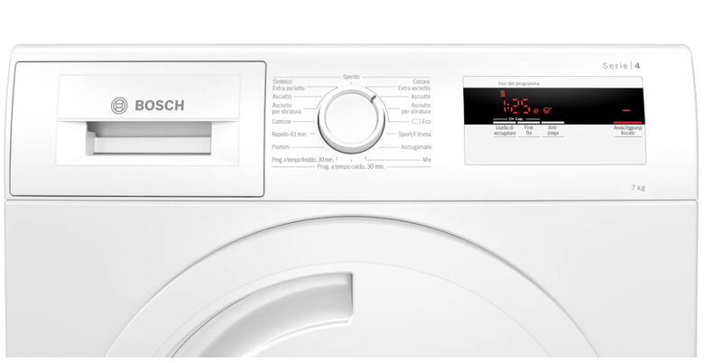 Bosch WTH83007II Asciugatrice Libera installazione Caricamento frontale Bianco