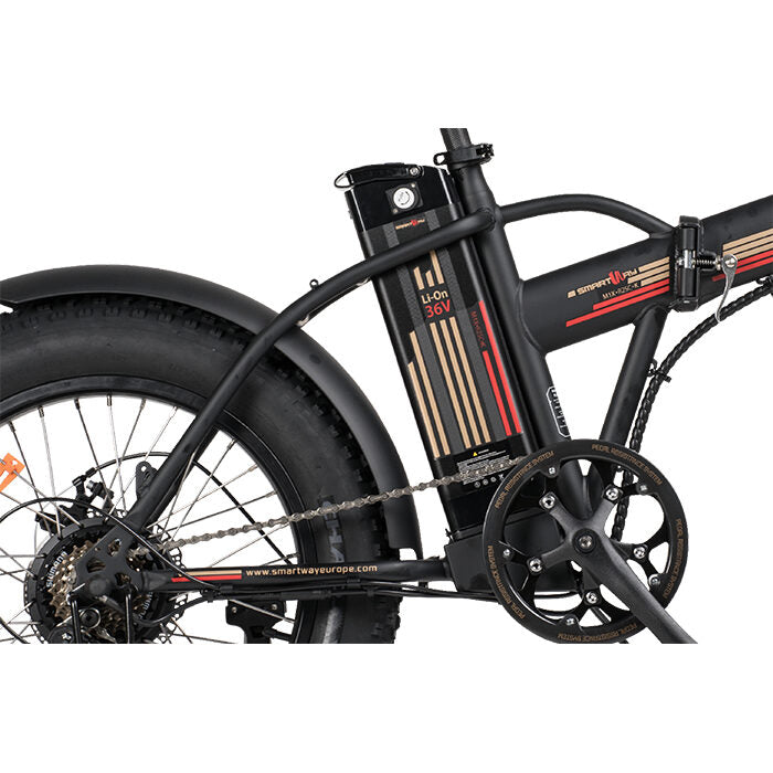 Smartway M1X Nero Acciaio 50,8 cm (20") 30 kg Ioni di Litio