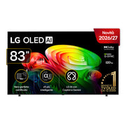 LG OLED AI 83'' Serie B6 OLED83B65LA, 4K, Nero perfetto, Dolby Vision, Processore α8 Gen3, 120Hz, G-Sync, SMART TV 2026
