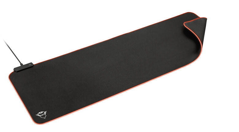 Trust GXT 764 Glide-Flex XXL RGB Tappetino per mouse per gioco da computer Nero