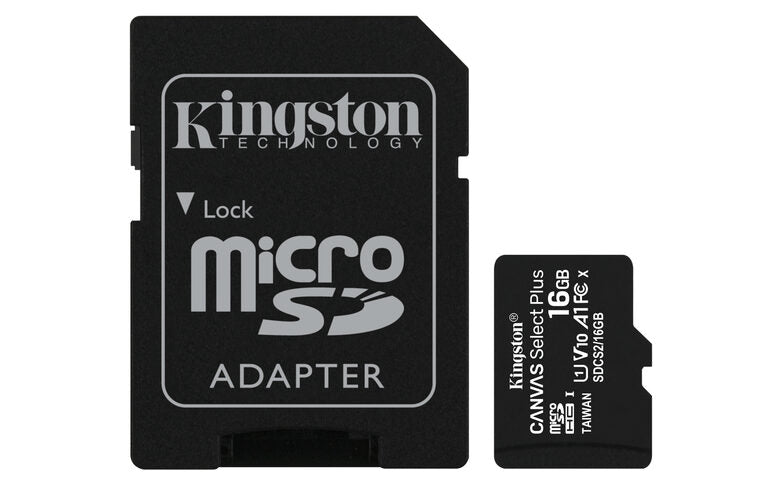 Kingston Technology Canvas Select Plus 16 GB MicroSDHC UHS-I Classe 10