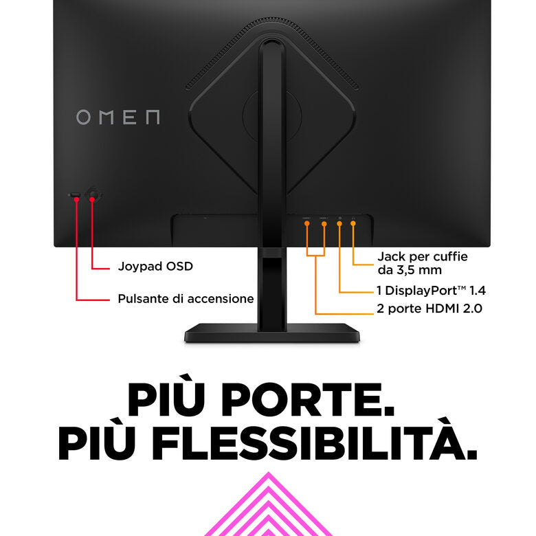 HP OMEN by HP Monitor da gaming OMEN by 27" FHD 165 Hz – OMEN 27