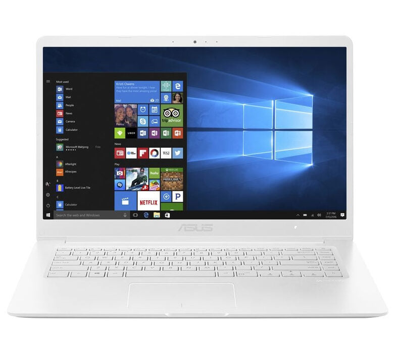 ASUS S510QA-BR025T Computer portatile 39,6 cm (15.6") HD 7th Generation AMD A12-Series APUs 8 GB 1000 GB HDD Wi-Fi 5 (802.11ac) Windows 10 Home Bianco