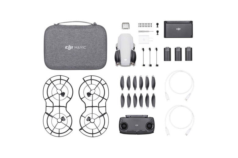 DJI Mavic Mini Fly More Combo Drone 4 rotori Quadrirotore 12 MP 2720 x 1530 Pixel 2400 mAh Nero, Bianco