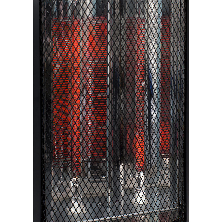 Argoclima 191070203 stufetta elettrica Interno Nero, Rosso 800 W Riscaldatore di ambienti elettrico al quarzo