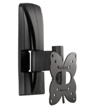Meliconi 100ST Supporto TV a parete 63,5 cm (25") Nero
