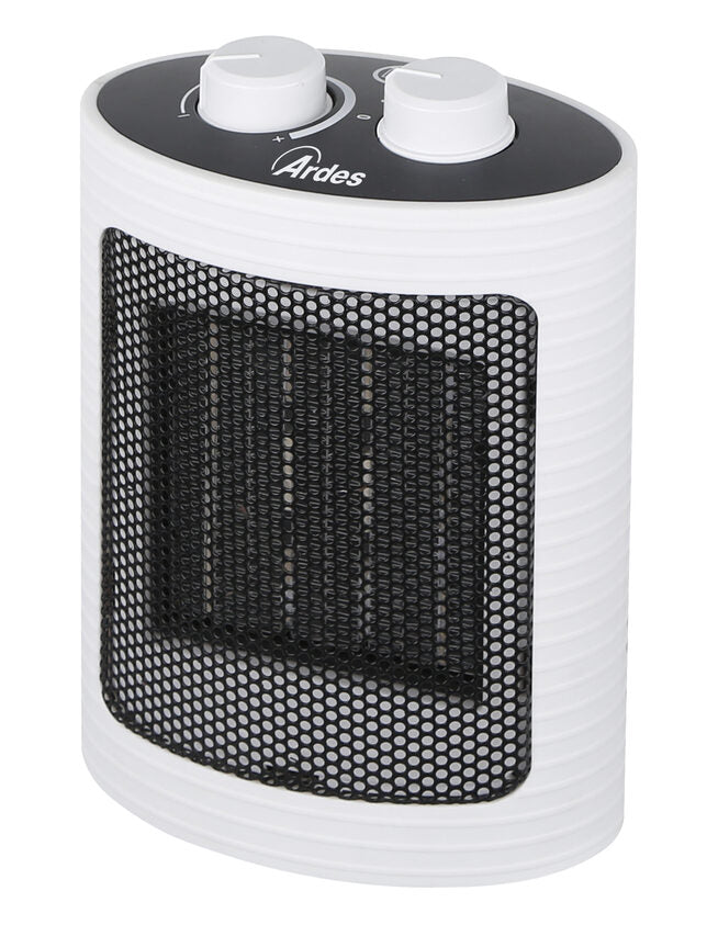 Ardes 4P07W stufetta elettrica Interno Nero, Bianco 1500 W Riscaldatore ambiente elettrico con ventilatore