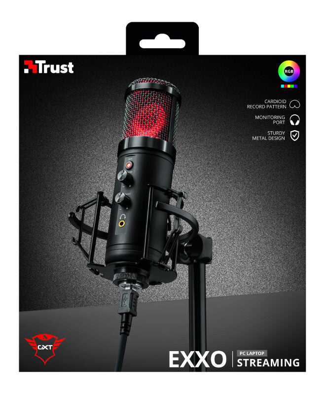 Trust GXT 256 Exxo Nero Microfono per PC