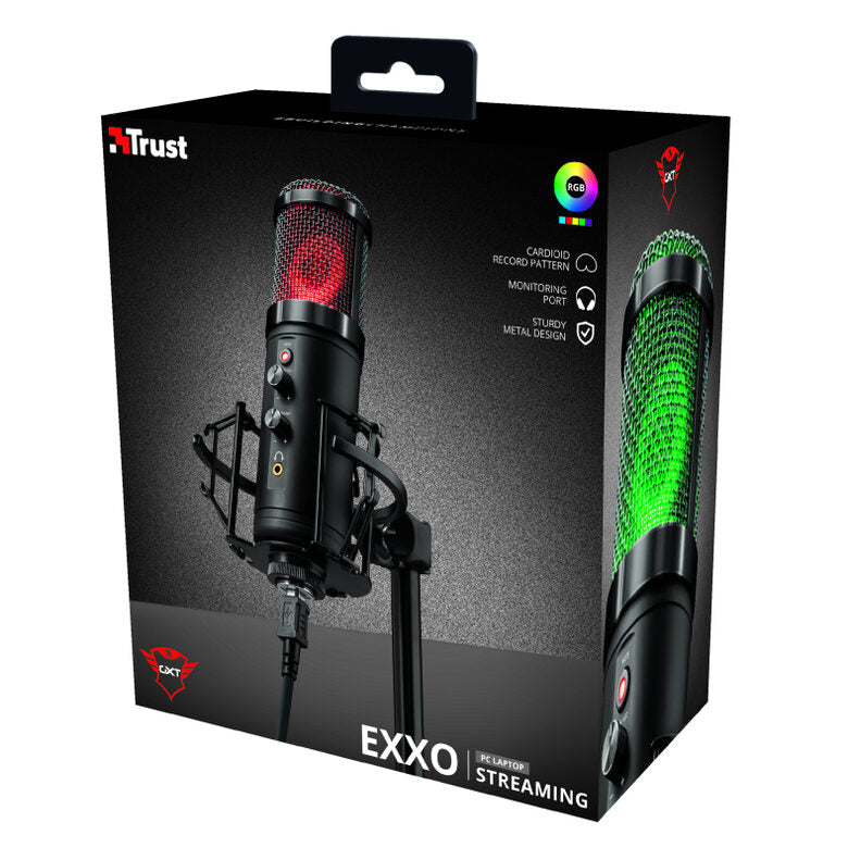 Trust GXT 256 Exxo Nero Microfono per PC