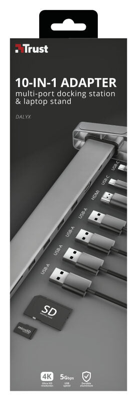 Trust Dalyx Cablato USB 3.2 Gen 1 (3.1 Gen 1) Type-C Alluminio